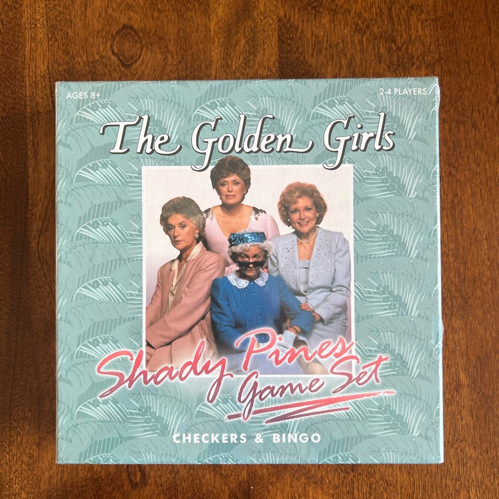 The Golden Girls New in Box Shady Pines Game Set - Bingo and Checkers, 8+
